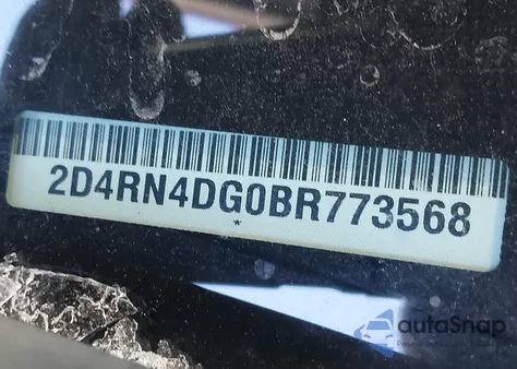 2011 Dodge Grand Caravan Express z USA, uszkodzony, nr VIN 2D4RN4DG0BR773568